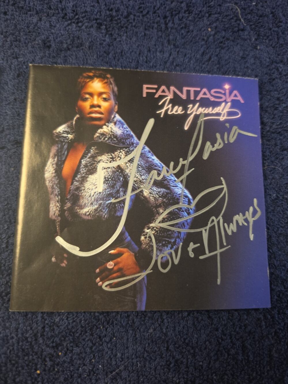 FANTASIA BARRINO Signed FREE YOURSELF CD Autographed Debut Album Love Always